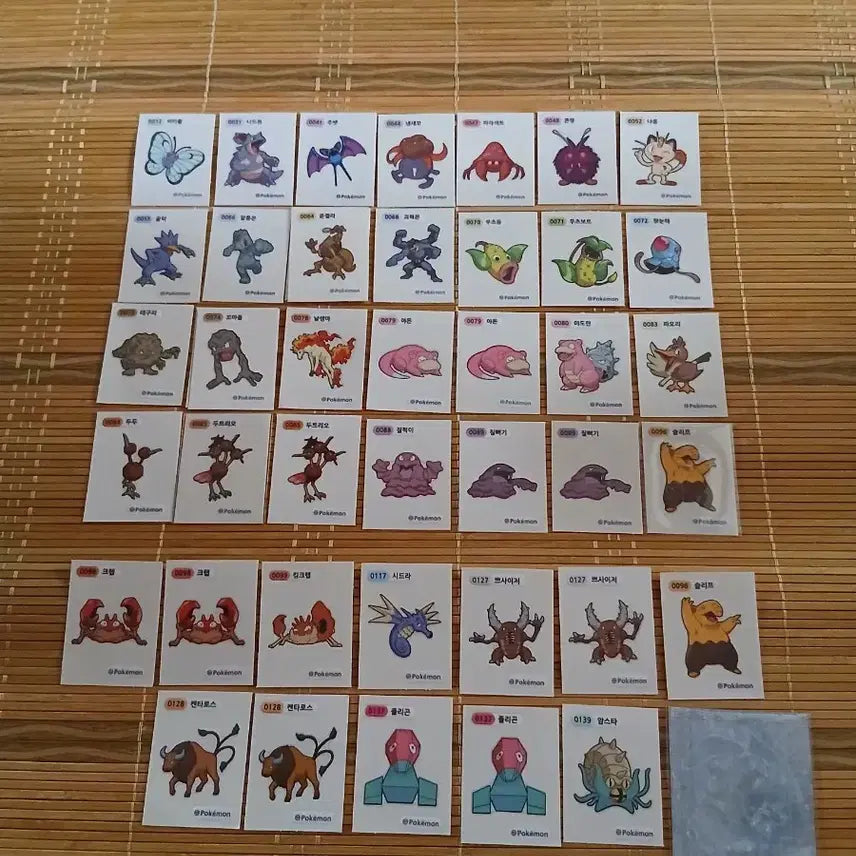[BUNJANG] Pokemon Sticker Collection Season 2 / 포켓몬띠부씰 시즌2 1개 선택 포켓몬띠부띠부씰