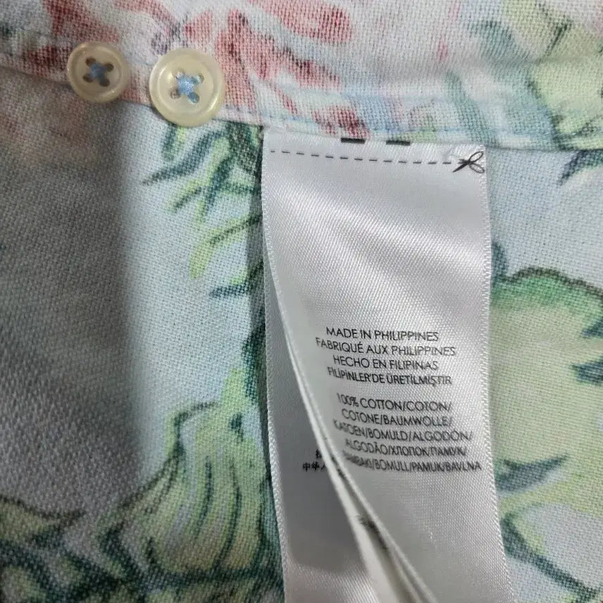 [BUNJANG] Ralph Lauren Flower Pattern Hawaiian Cotton Shirt / 랄프로렌 플라워 패턴  하와이안 셔츠