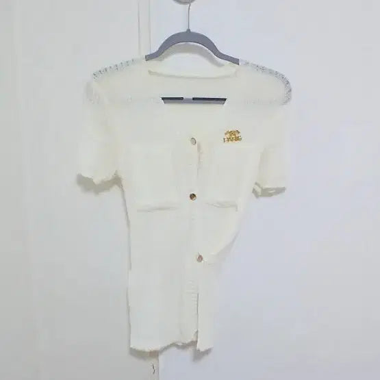 [BUNJANG] See-through Short Sleeve Knit / 시스루 반팔 니트