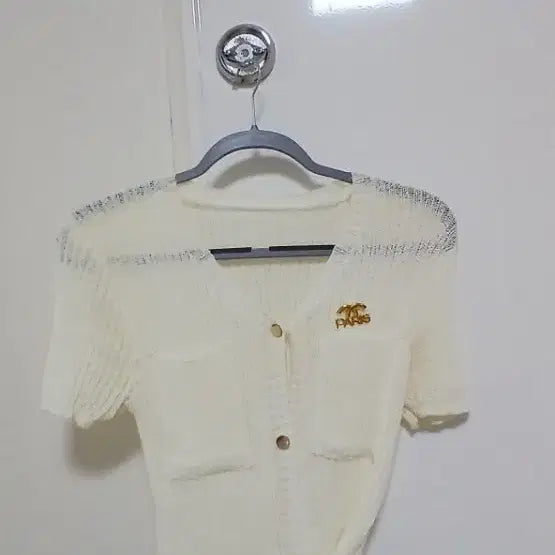 [BUNJANG] See-through Short Sleeve Knit / 시스루 반팔 니트