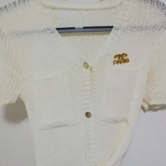[BUNJANG] See-through Short Sleeve Knit / 시스루 반팔 니트