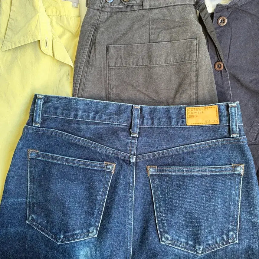 [BUNJANG] Margaret Howell Cotton Pants, Indigo Denim, and Lime Shirt / 마가렛호웰 margaret howell 의류 여러가지