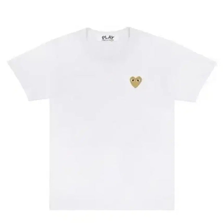 [BUNJANG] Comme des Garçons Gold Emblem T-Shirt / 꼼데가르송 반팔티 골드와펜 25년 신상, 레어템