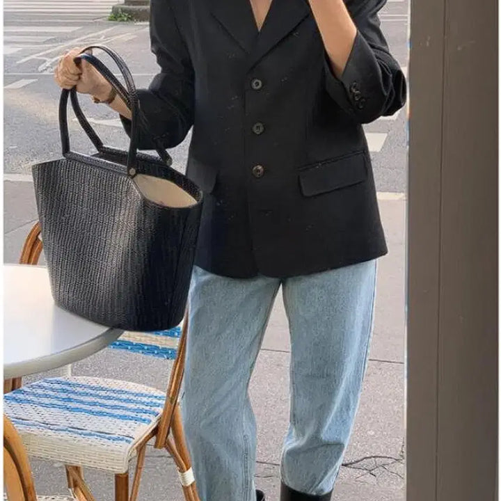 [BUNJANG] Founders Grace Wool Jacket (New) / 파운더스 founders 그레이스 울 자켓 (새상품)