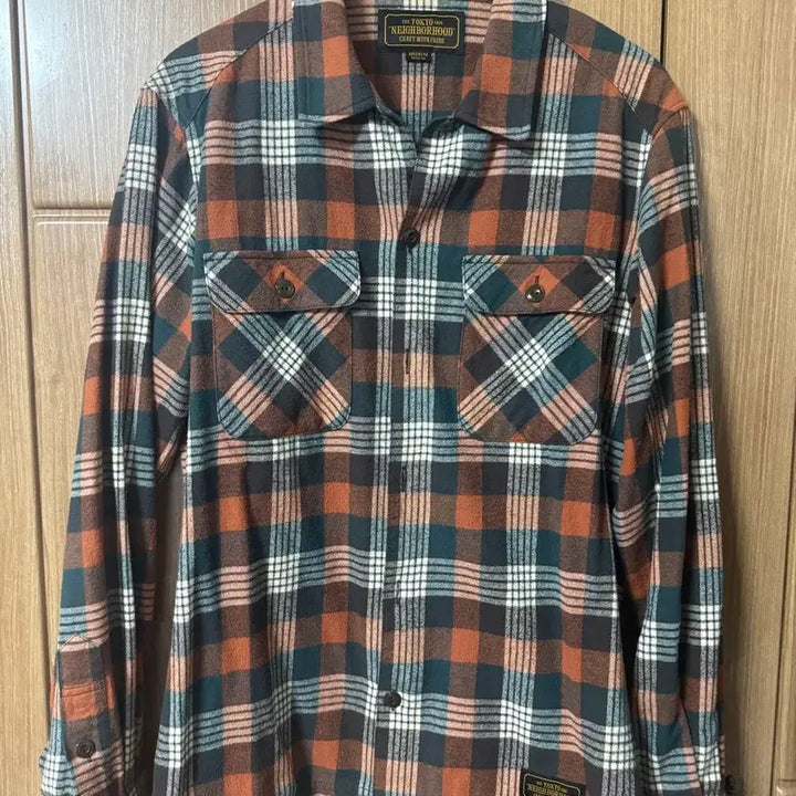 [BUNJANG] Neighborhood Checkered Shirt - Size M / 네이버후드 체크 셔츠 M
