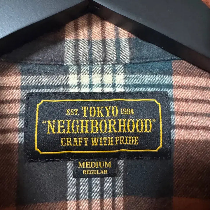 [BUNJANG] Neighborhood Checkered Shirt - Size M / 네이버후드 체크 셔츠 M