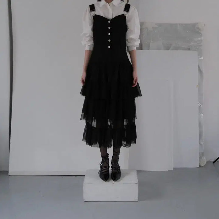 [BUNJANG] Lecon Dress Self-Wedding Overalls / 르콩 드레스, 촬영드레스, 2부드레스, 셀프웨딩드레스, 오버롤, 멜빵