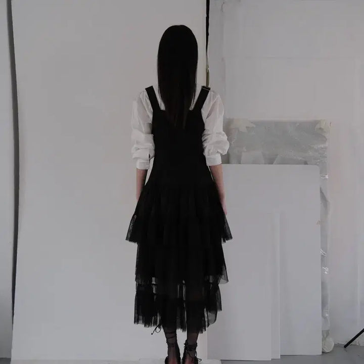 [BUNJANG] Lecon Dress Self-Wedding Overalls / 르콩 드레스, 촬영드레스, 2부드레스, 셀프웨딩드레스, 오버롤, 멜빵