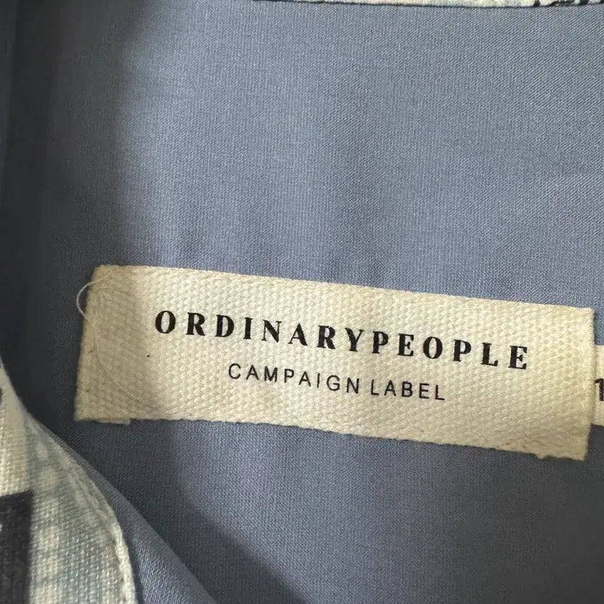 [BUNJANG] Ordinary People Patchwork Shirt / ordinarypeople 패치워크 셔츠
