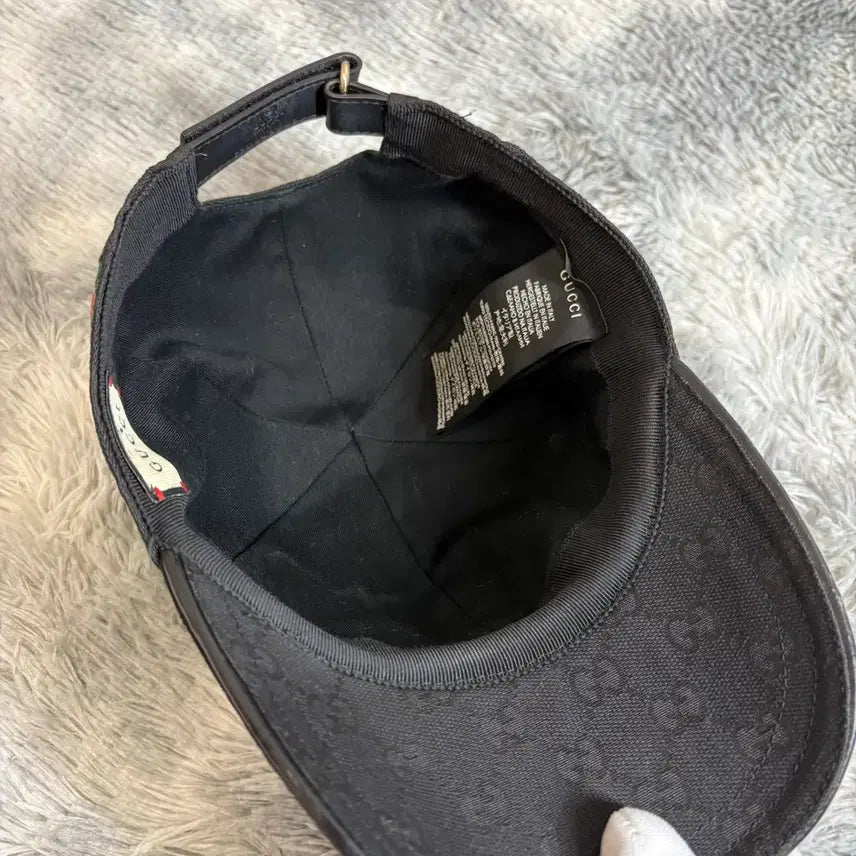 [BUNJANG] Gucci GG Baseball Cap Black / [M,백화점판] 구찌 GG 볼캡 블랙