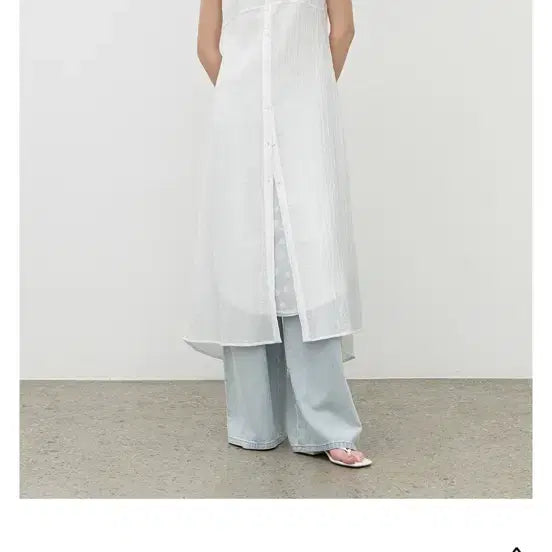 [BUNJANG] Atelier Nine Linen Long Dress OP-6287 / 아뜰리에 나인 린넨 롱 원피스 (OP-6287)AUBE LAYERED W