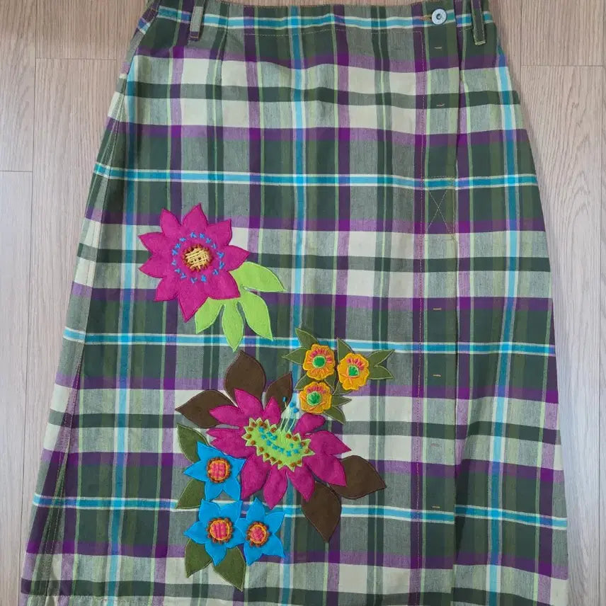[BUNJANG] Oilily Unique Checkered Skirt / 오일릴리(OILILY) 유니크 치마