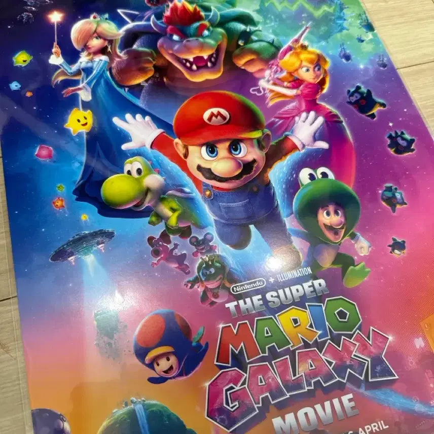 [BUNJANG] Super Mario Galaxy ScreenX Poster / 슈퍼 마리오 갤럭시 ScreenX 포스터