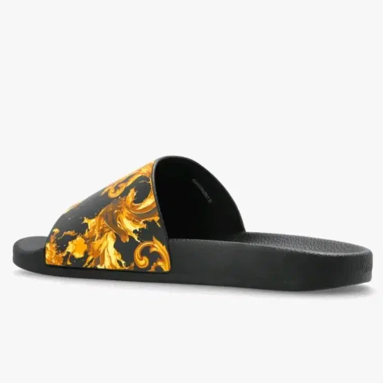[BUNJANG] Versace Jeans Couture Gold Baroque Slides / (새제품정품)베르사체 진스 꾸뛰르 골드 바로크 슬라이드free