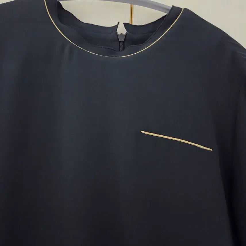 [BUNJANG] KUHO Silk Blend Layered Blouse / 제일모직 구호(KUHO) 실크 레이어드 블라우스