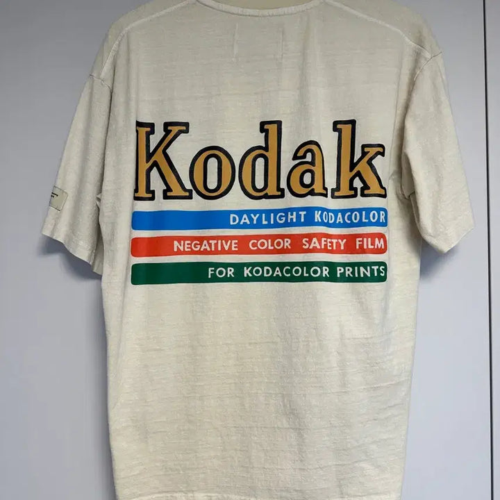 [BUNJANG] Kodak Unisex Short Sleeve T-Shirt Bundle - Ivory / 코닥 Kodak 반팔 티셔츠 아이보리 외 1개 일괄