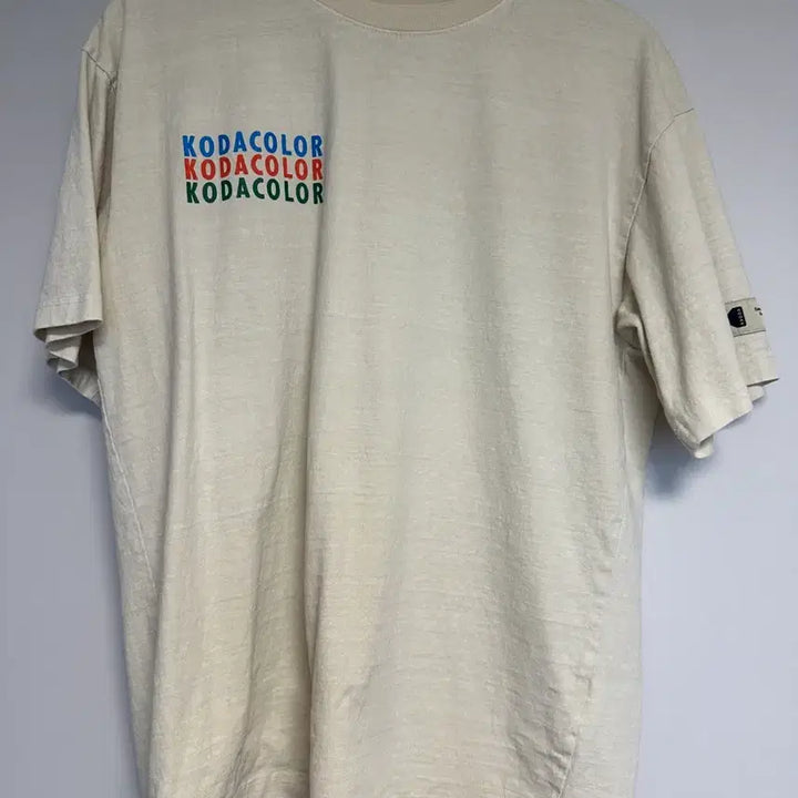 [BUNJANG] Kodak Unisex Short Sleeve T-Shirt Bundle - Ivory / 코닥 Kodak 반팔 티셔츠 아이보리 외 1개 일괄
