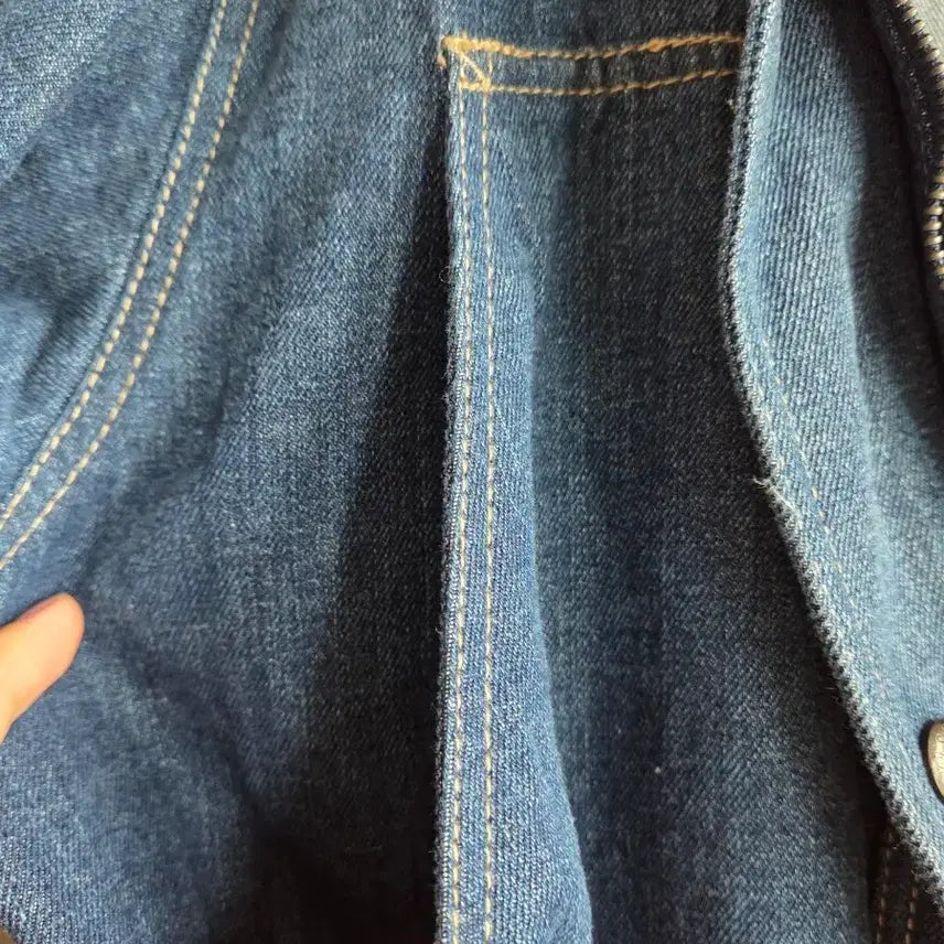 [BUNJANG] Thursday Island Denim Long Jacket Size S / 써스데이 아일랜드 (THURSDAY ISLAND) 데님 롱 자켓 사이즈S