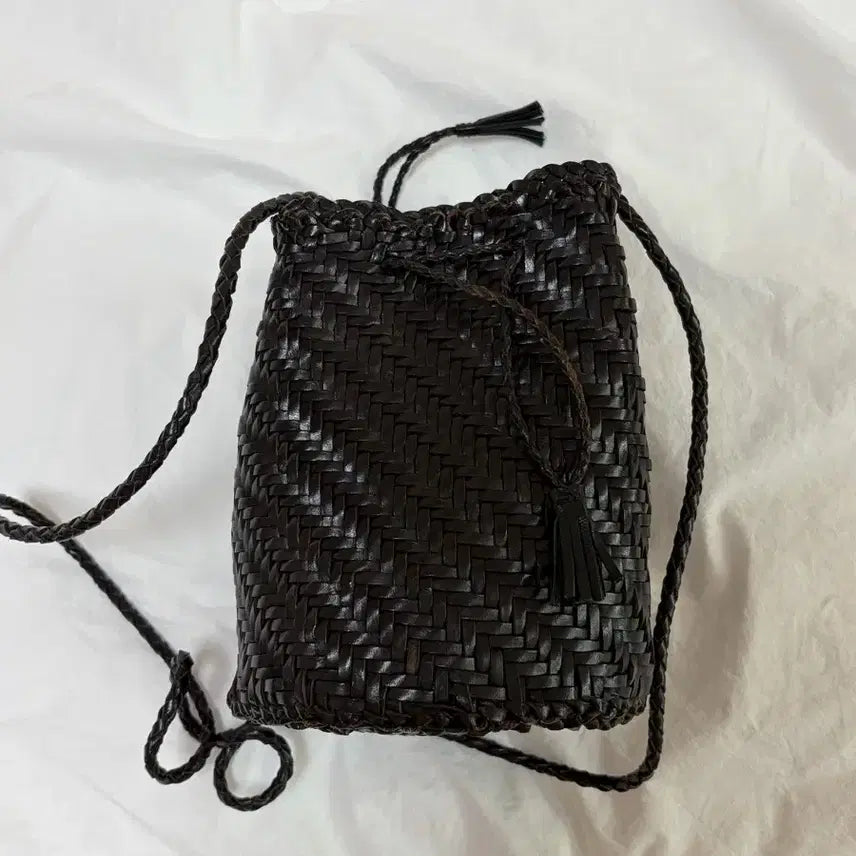 [BUNJANG] Dragon Diffusion Pom Pom Double Jump Bag - Black / 드래곤디퓨전 폼폼 더블 점프백 - 불랙