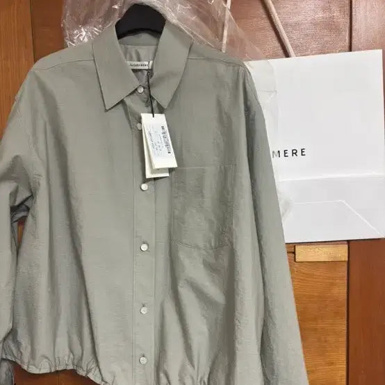 [BUNJANG] The Cashmere Drawing Shirt Jacket / 더캐시미어 한섬 드로잉셔츠 자켓 랑방 타임