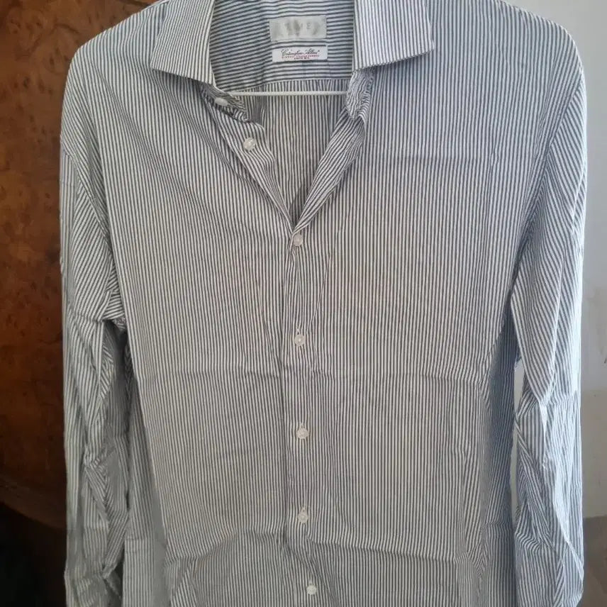 [BUNJANG] Time Homme Striped Shirt (M) / 새상품급) 타임옴므 스트라이프 셔츠.  M