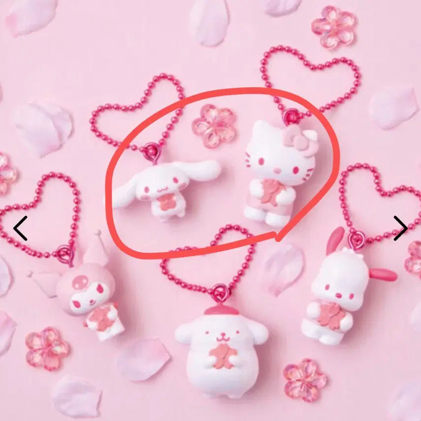 [BUNJANG] Sanrio Cherry Blossom Sakura Gacha Bundle Set / 일괄) 산리오 벚꽃 사쿠라 가챠