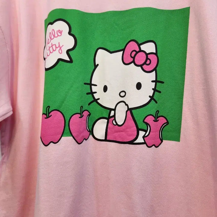 [BUNJANG] Hello Kitty Summer T-Shirt (New) / 리본키티티여름반팔티(새상품)
