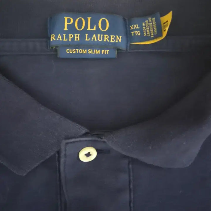 [BUNJANG] Polo Ralph Lauren Custom Slim Fit T-Shirts (2-Piece Bundle) / 폴로카라티 2장 일괄