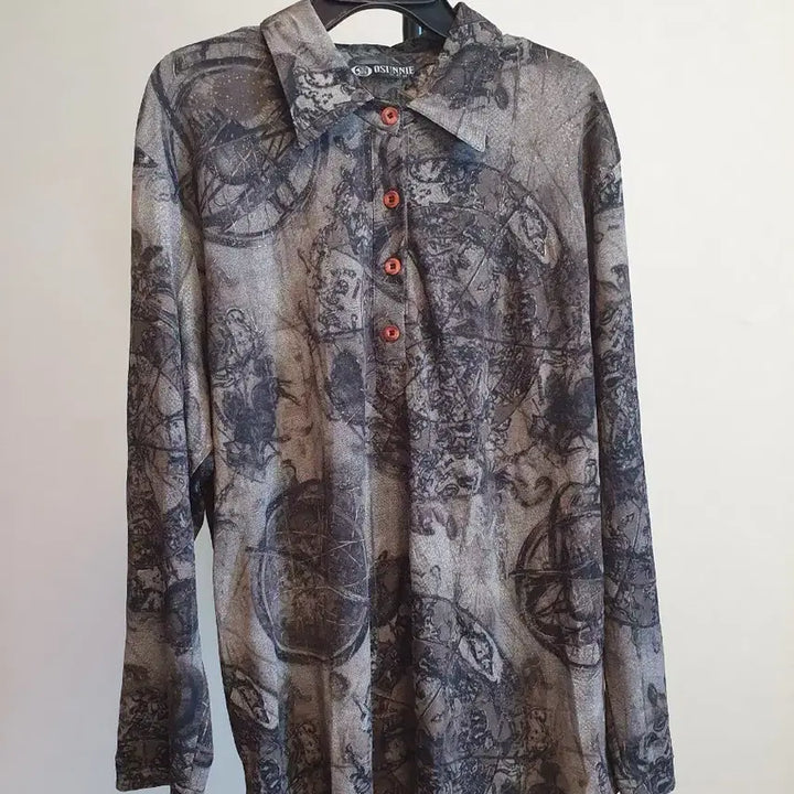 [BUNJANG] OSUNNIE Black Pattern Women&