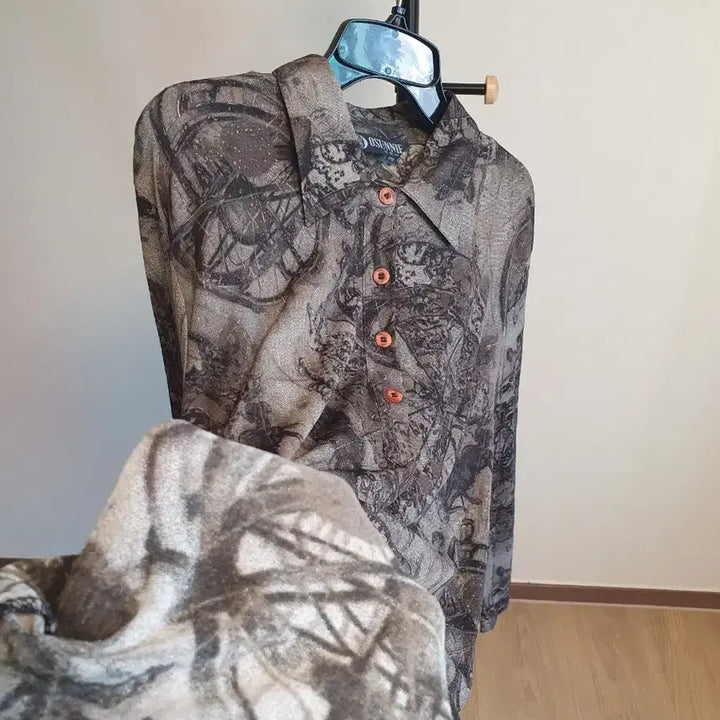 [BUNJANG] OSUNNIE Black Pattern Women&