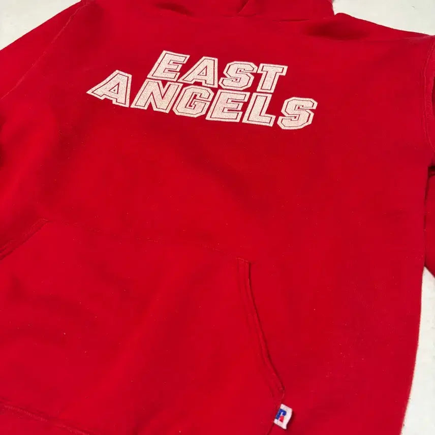 [BUNJANG] 90s USA Russell Athletic Hoodie Red XL / Usa 90s 러셀 애슬레틱 후드  레드 XL