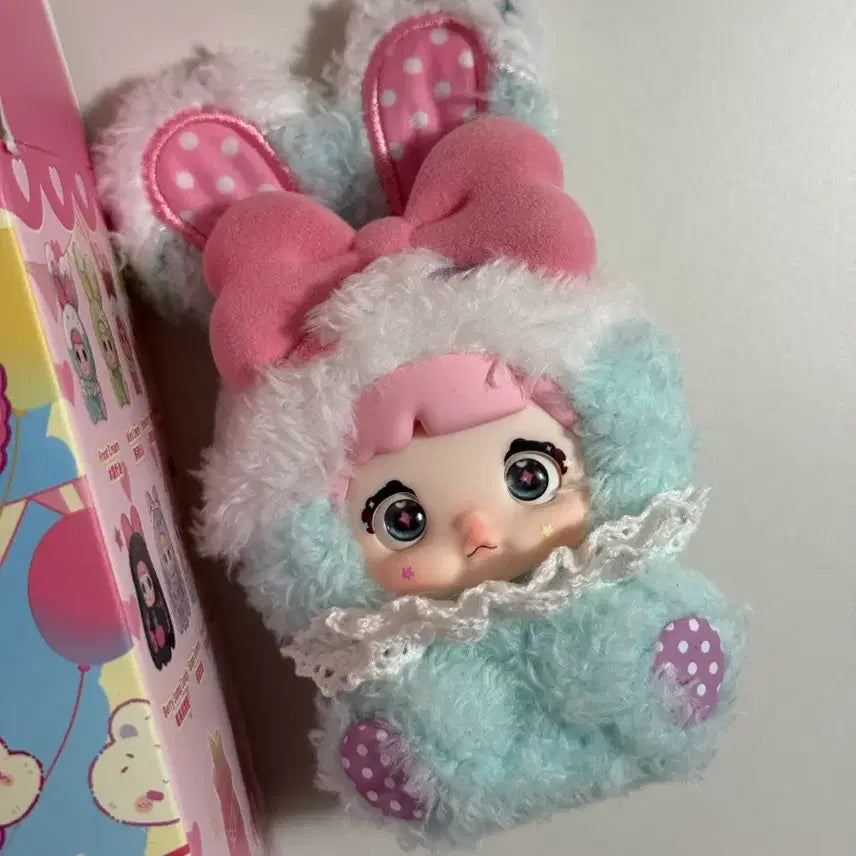 [BUNJANG] Nommi Sweetheart Bunny Plush Keyring / Nommi Sweetheart Bunny 인형 키링