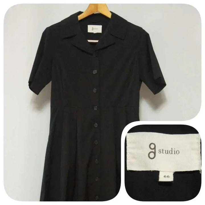 [SOLD OUT] 지스튜디오 블랙 반팔 원피스 여성66