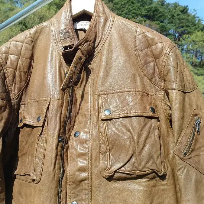 [BUNJANG] What Goes Around Comes Around Premium Quilted Leather Rider Jacket (Men&