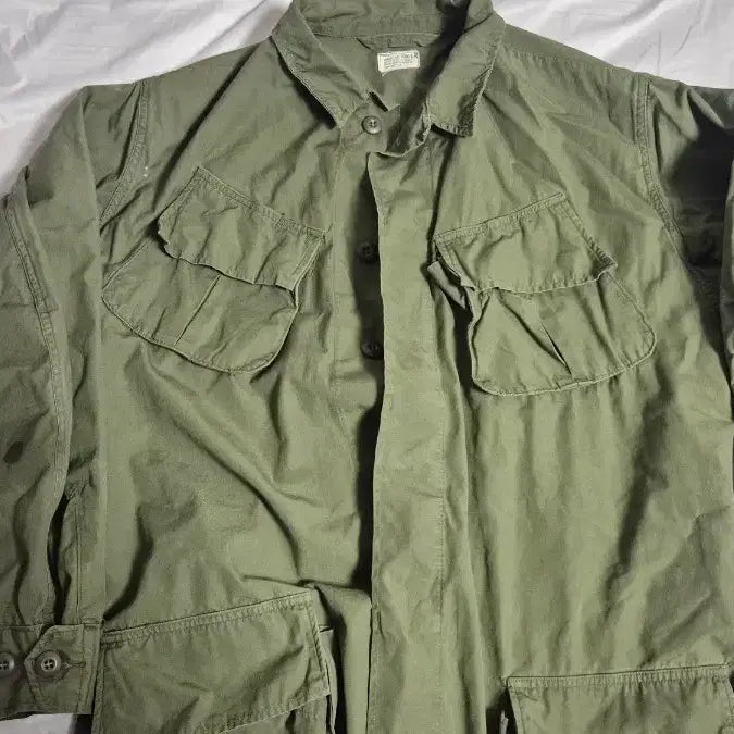 [BUNJANG] Jungle Fatigue Jacket Poplin OG Vintage Large-Long / 정글퍼티그 3세대 포플린 OG Vintage Large-Long