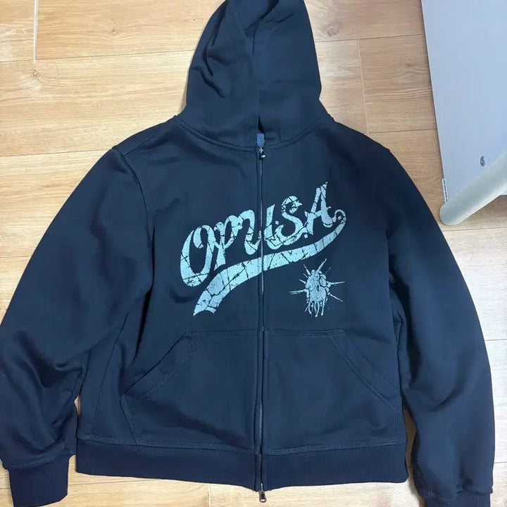 [BUNJANG] Opus 0012 Breed-Black Hood-Zip Black Hoodie / 오퍼스0012 후드집업