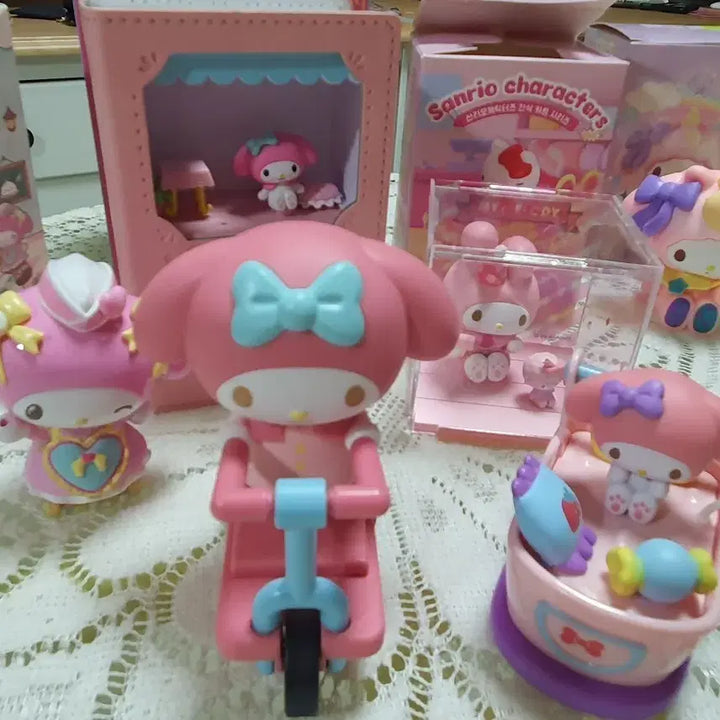 [BUNJANG] My Melody 5-Piece Figure Set / 마이멜로디5종 피규어