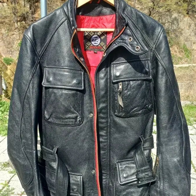 [BUNJANG] ZIM+BA Premium Leather Rider Car Coat (Men&
