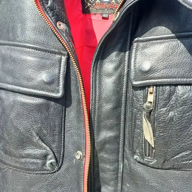[BUNJANG] ZIM+BA Premium Leather Rider Car Coat (Men&