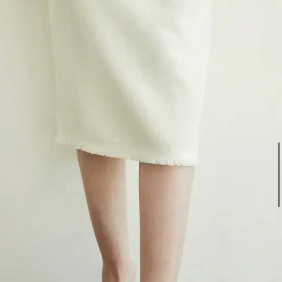 [BUNJANG] HAVEC Fringe Tweed Long Skirt / HAVEC 하베크 프린지 트위드 롱 스커트
