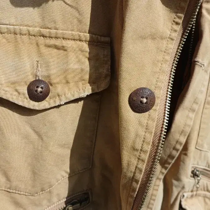 [BUNJANG] Polo Ralph Lauren Light Brown Faded Hunting Jacket / 랄프로렌) 라이트 브라운 페이디드 컬러 헌팅자켓