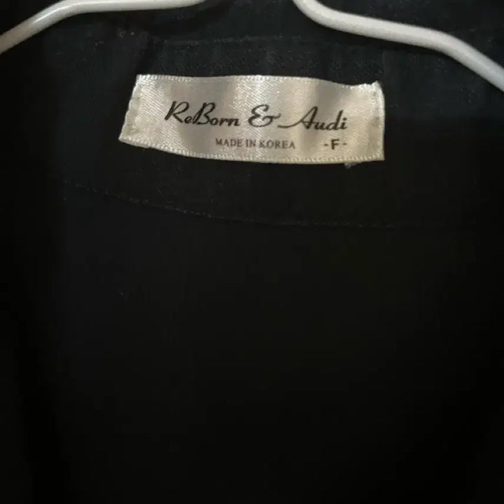 [BUNJANG] Reborn &amp; Again Black Short Sleeve Shirt / Reborn &amp; Again 블랙 반팔 셔츠