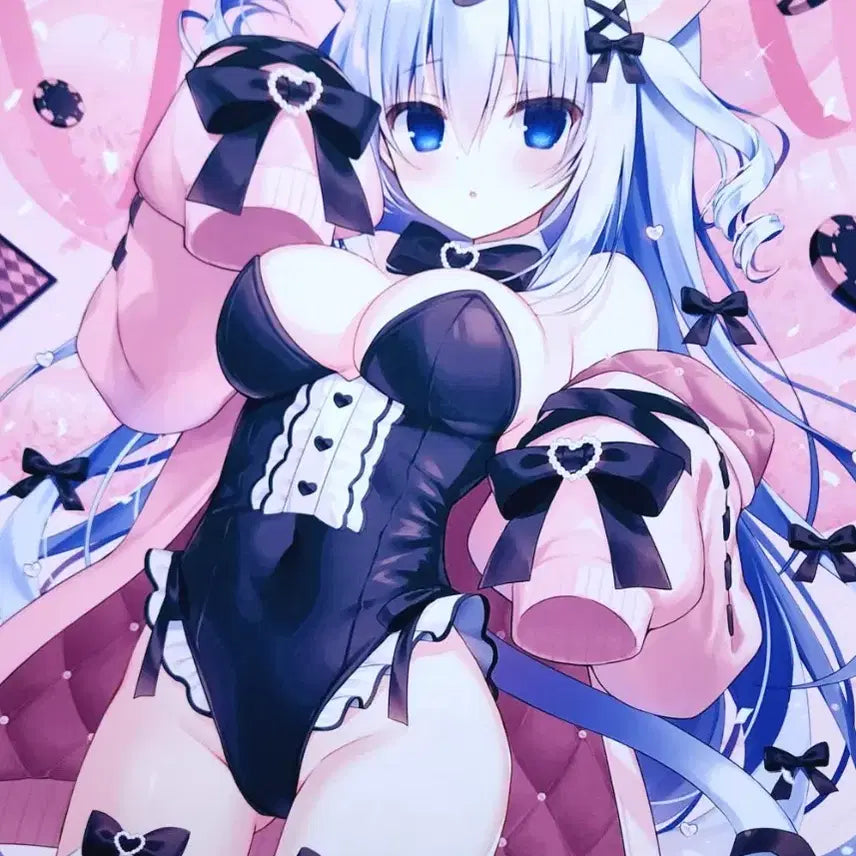 [BUNJANG] Hasneya C105 Twin Bunny Girl Suede B2 Tapestry / 하스네야 c105 쌍둥이 미소녀 바니걸 스웨이드 B2 태피스트리