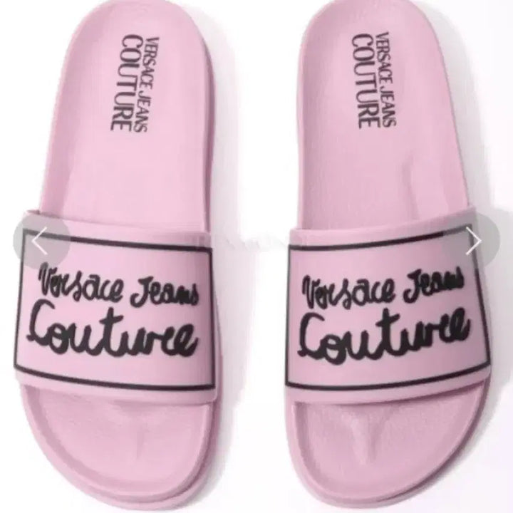 [BUNJANG] Versace Logo Shelly Slides Pink / (새제품)베르사체 로고 쉘리 슬라이드 핑크 36-39