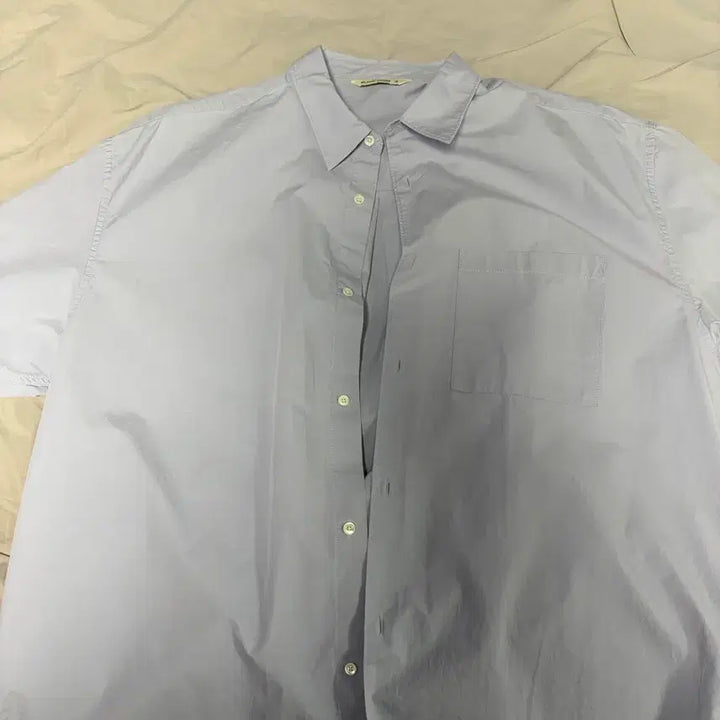[BUNJANG] Blank Room Short Sleeve Shirt Purple Blue / (105-110) 블랭크룸 반팔 셔츠 퍼플블루