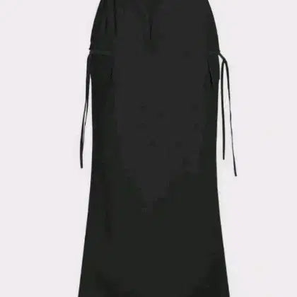 [BUNJANG] Shop Sidera Black Cargo Long Skirt / 샵사이다 블랙 카고 롱 스커트