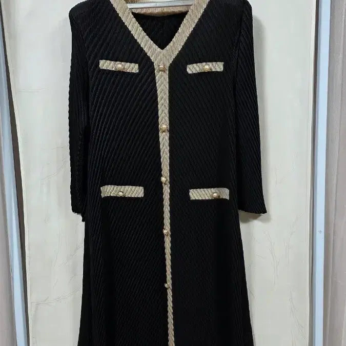 [BUNJANG] Elegant Pleated Long Dress / 우아한플리츠롱원피스(free)