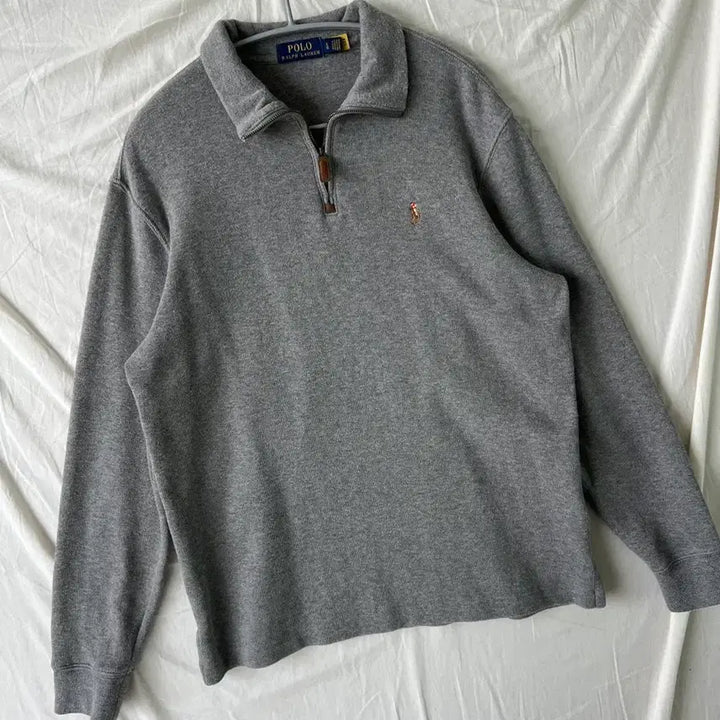 [BUNJANG] Polo Ralph Lauren Half-Zip Knit L / 폴로 랄프로렌 반집업 니트