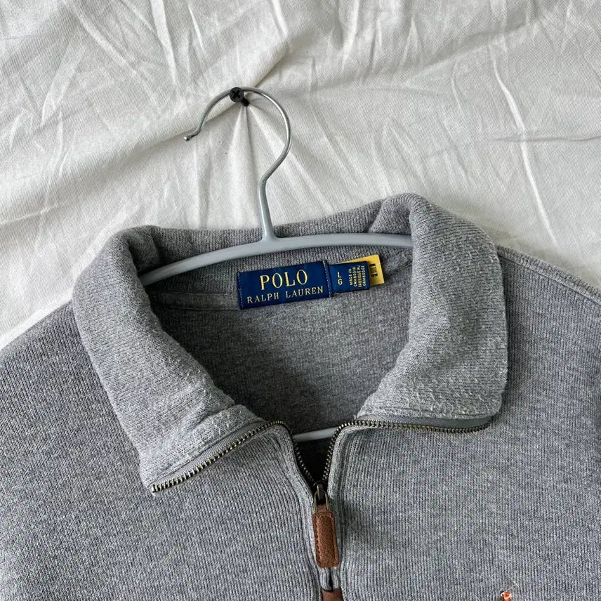 [BUNJANG] Polo Ralph Lauren Half-Zip Knit L / 폴로 랄프로렌 반집업 니트