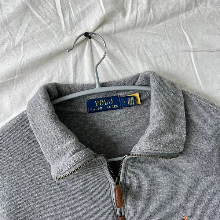 [BUNJANG] Polo Ralph Lauren Half-Zip Knit L / 폴로 랄프로렌 반집업 니트